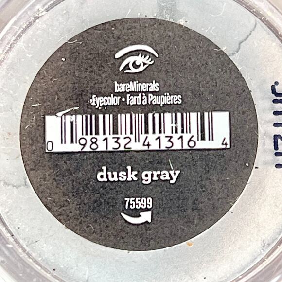 Bare Minerals Dusk Gray Eyeshadow Eyecolor Loose Pigment Full .02 oz .57g New - Picture 4 of 6